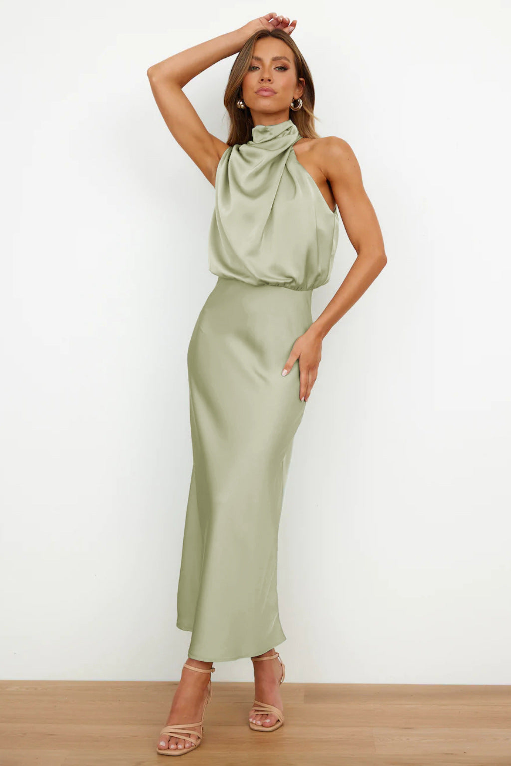 Verenaluxe™ | Draped Dress