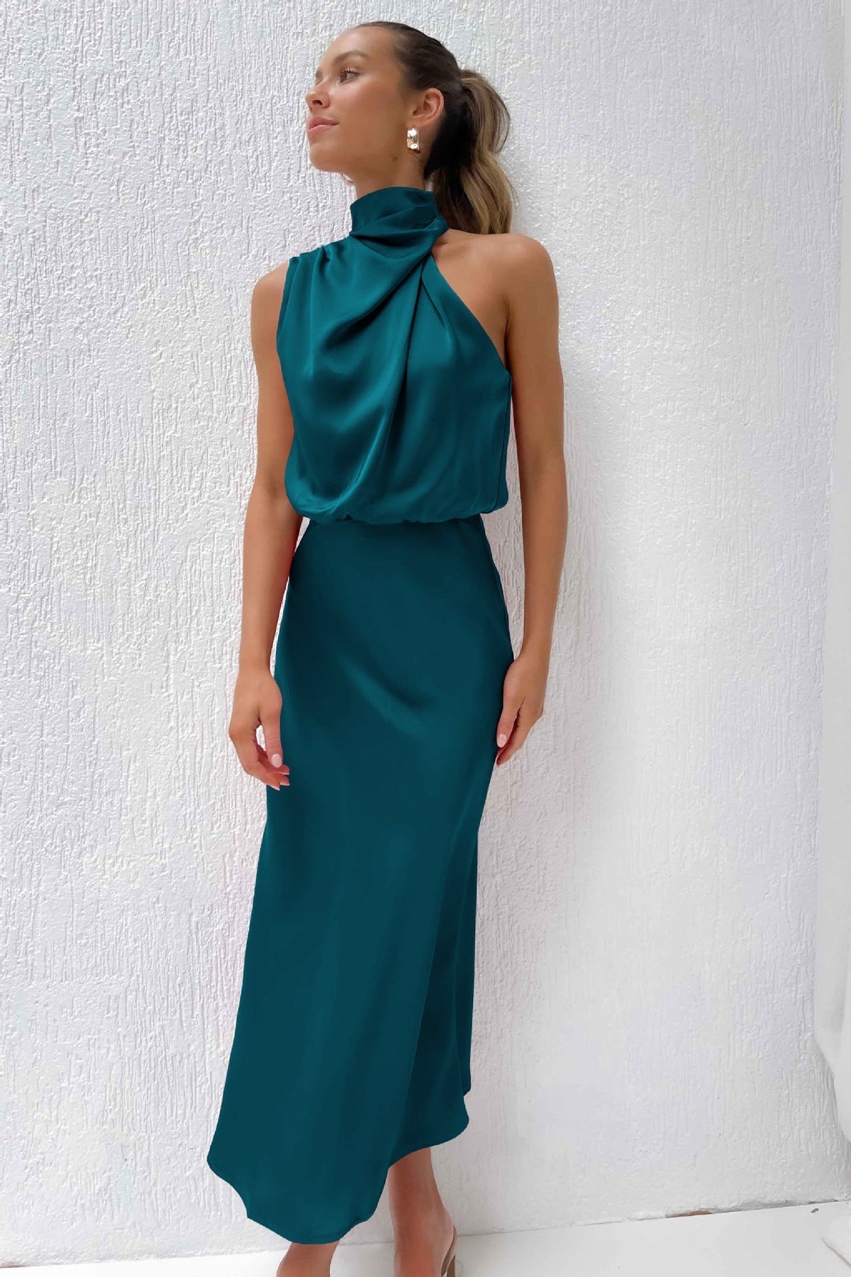 Verenaluxe™ | Draped Dress
