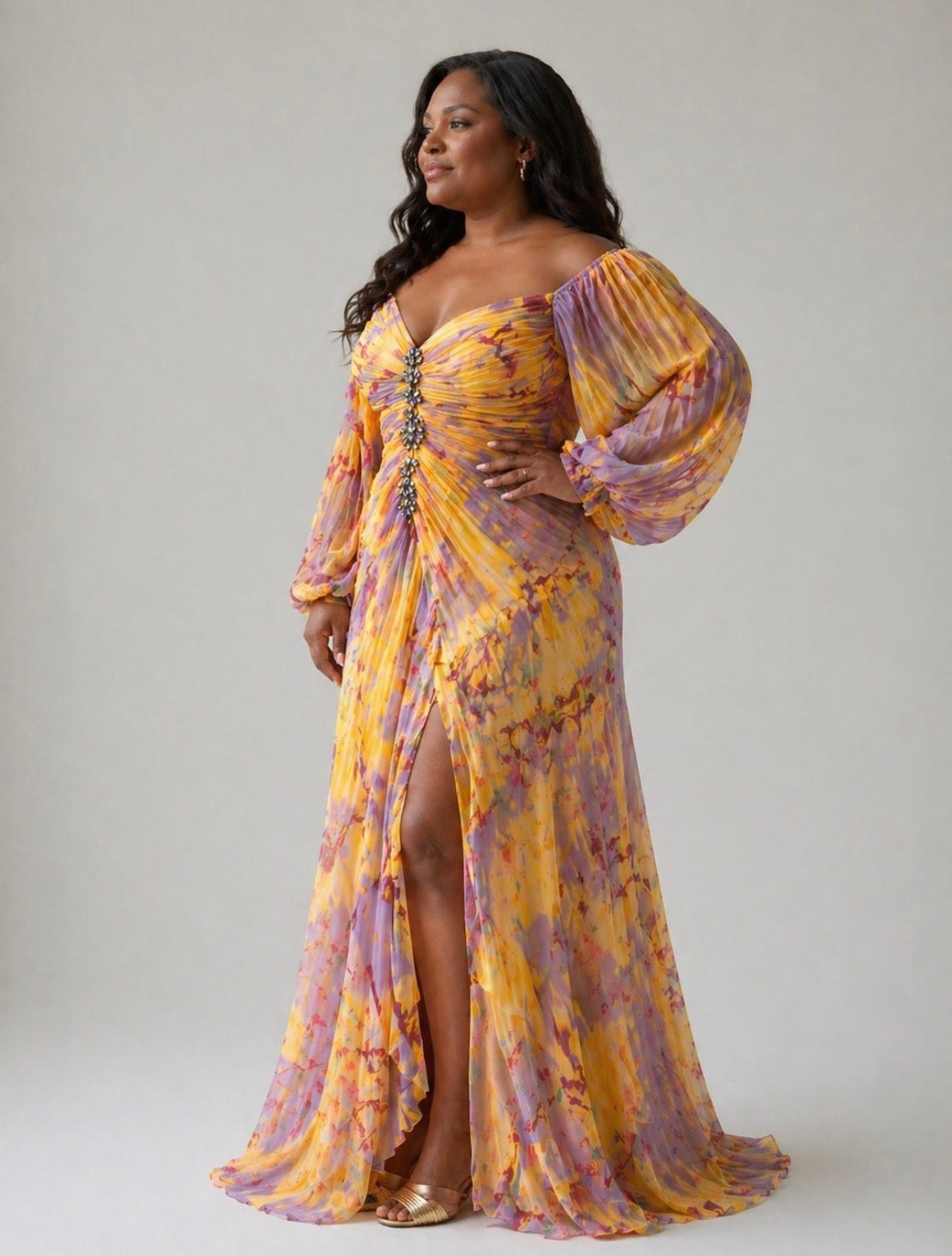 Verenaluxe™ | Elegant Dress with V-Neck