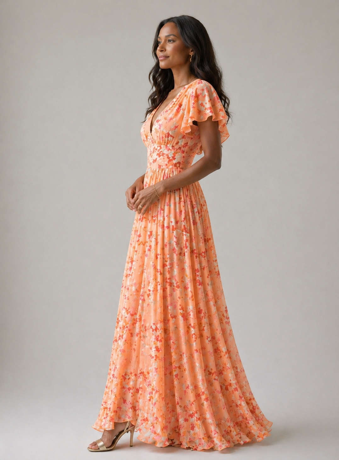 Verenaluxe™ | Glamorous dress that covers the belly