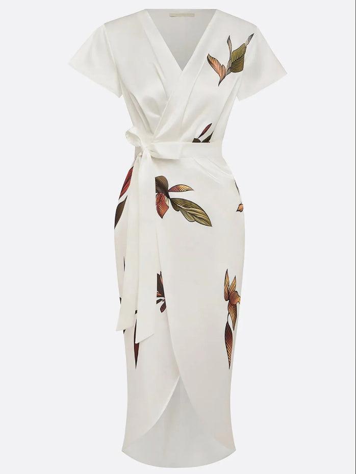 Verenaluxe™ | Elegant Wrap Dress
