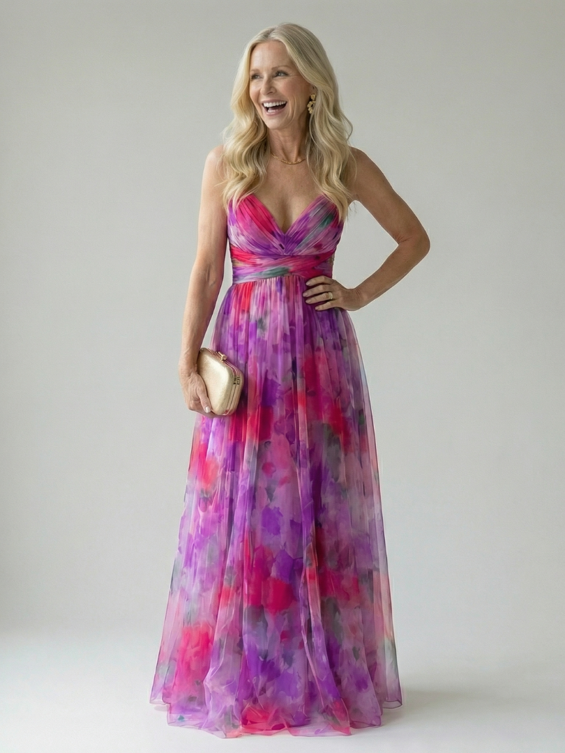 Verenaluxe™ | Soft Wrap Maxi Dress