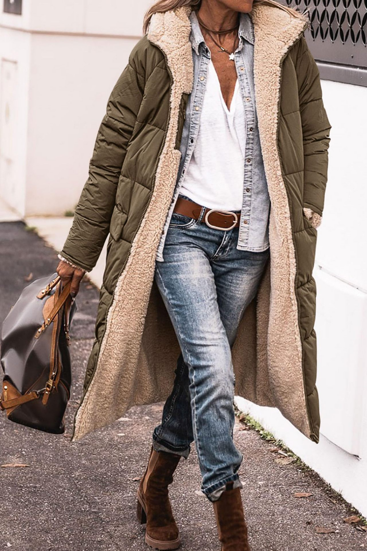 Merva – Luxe Reversible Sherpa Coat