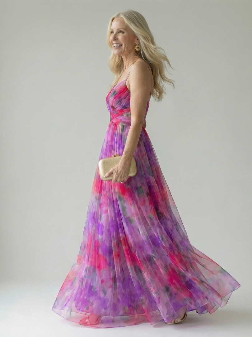 Verenaluxe™ | Soft Wrap Maxi Dress