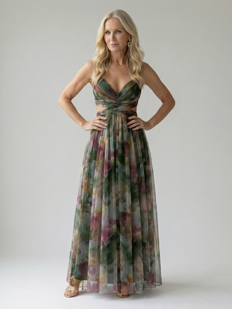 Verenaluxe™ | Soft Wrap Maxi Dress