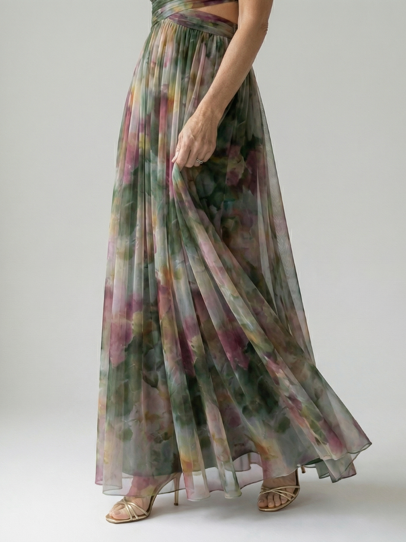 Verenaluxe™ | Soft Wrap Maxi Dress