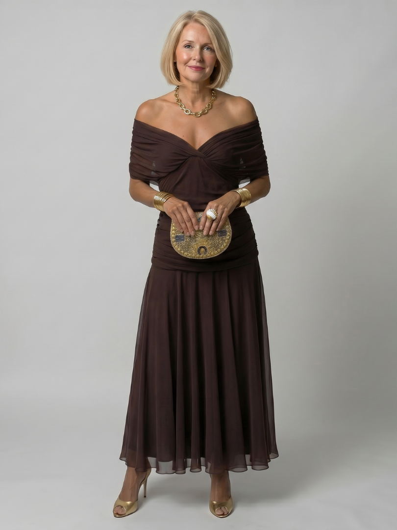 Verenaluxe™ | Flow Midi Dress