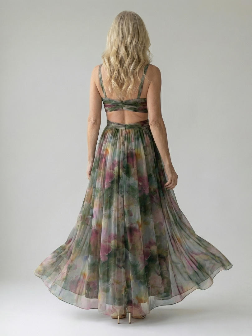 Verenaluxe™ | Soft Wrap Maxi Dress