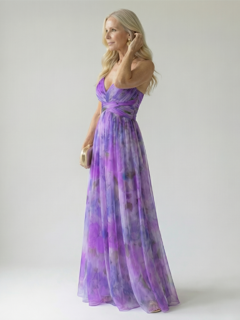 Verenaluxe™ | Soft Wrap Maxi Dress
