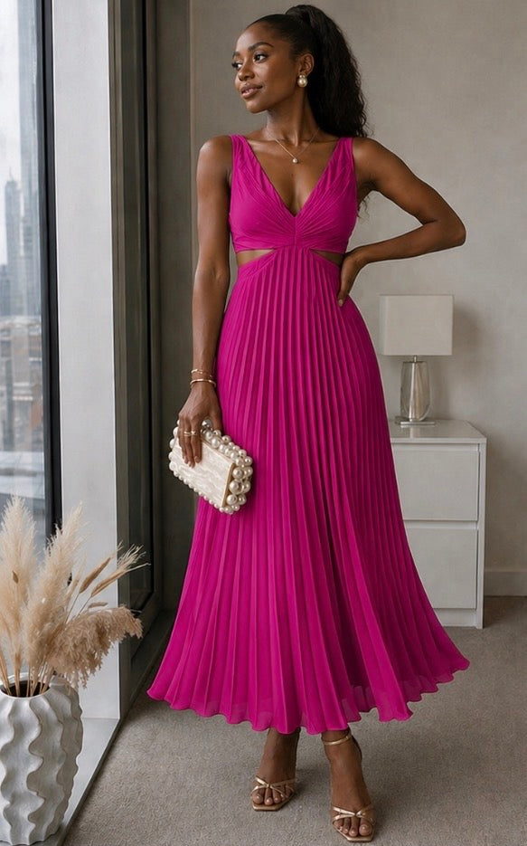 Verenaluxe™ | Radiant Twist Dress