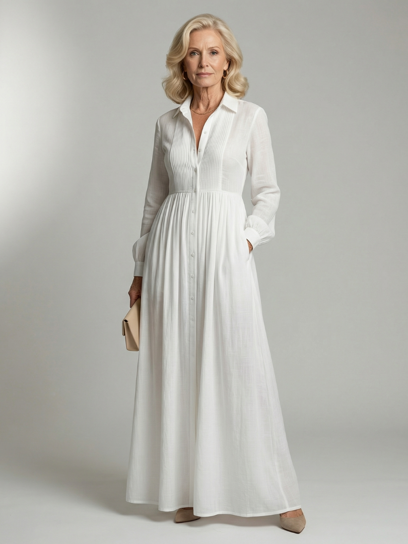 Verenaluxe™ | Soft Flow Maxi Dress