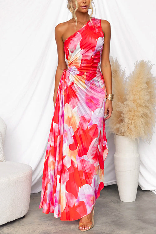 Verenaluxe™ | Vibrant Tropical Evening Dress