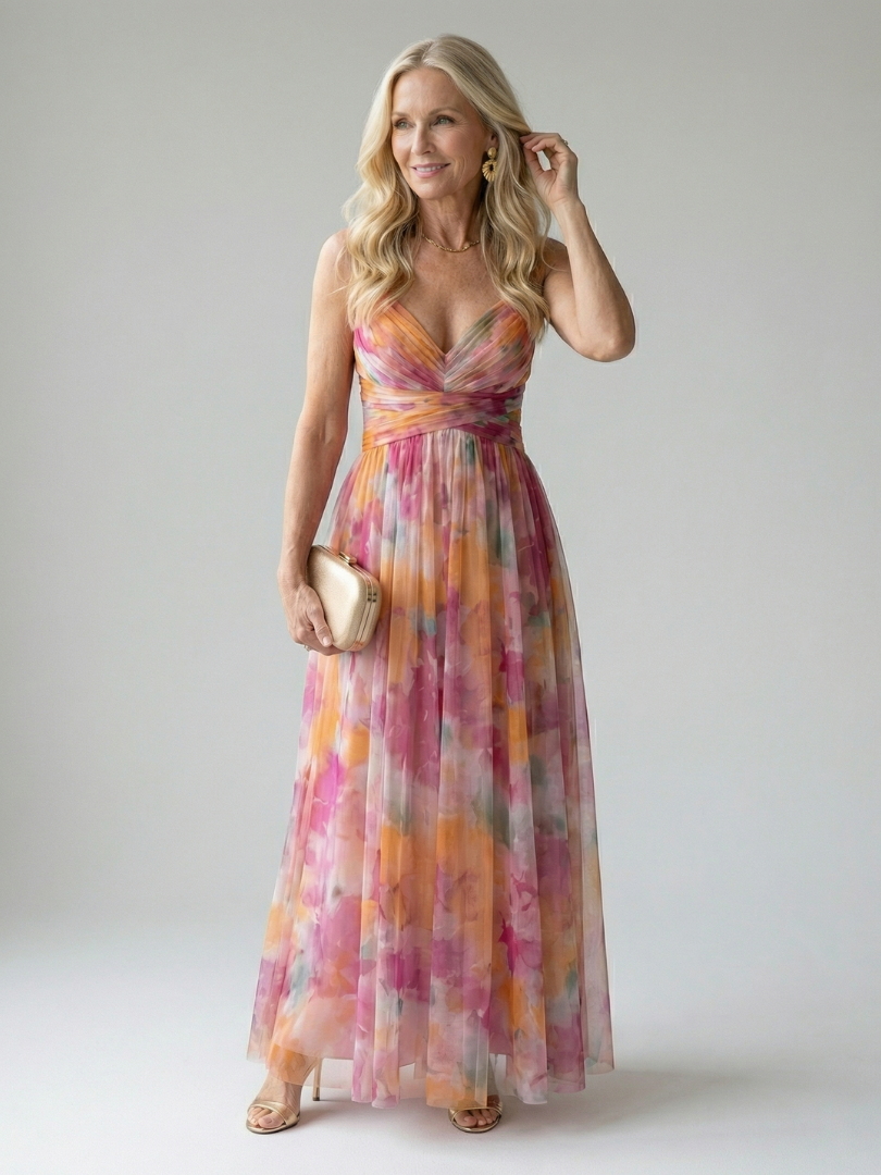 Verenaluxe™ | Soft Wrap Maxi Dress