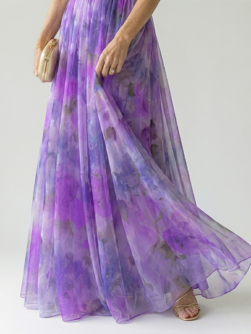 Verenaluxe™ | Soft Wrap Maxi Dress