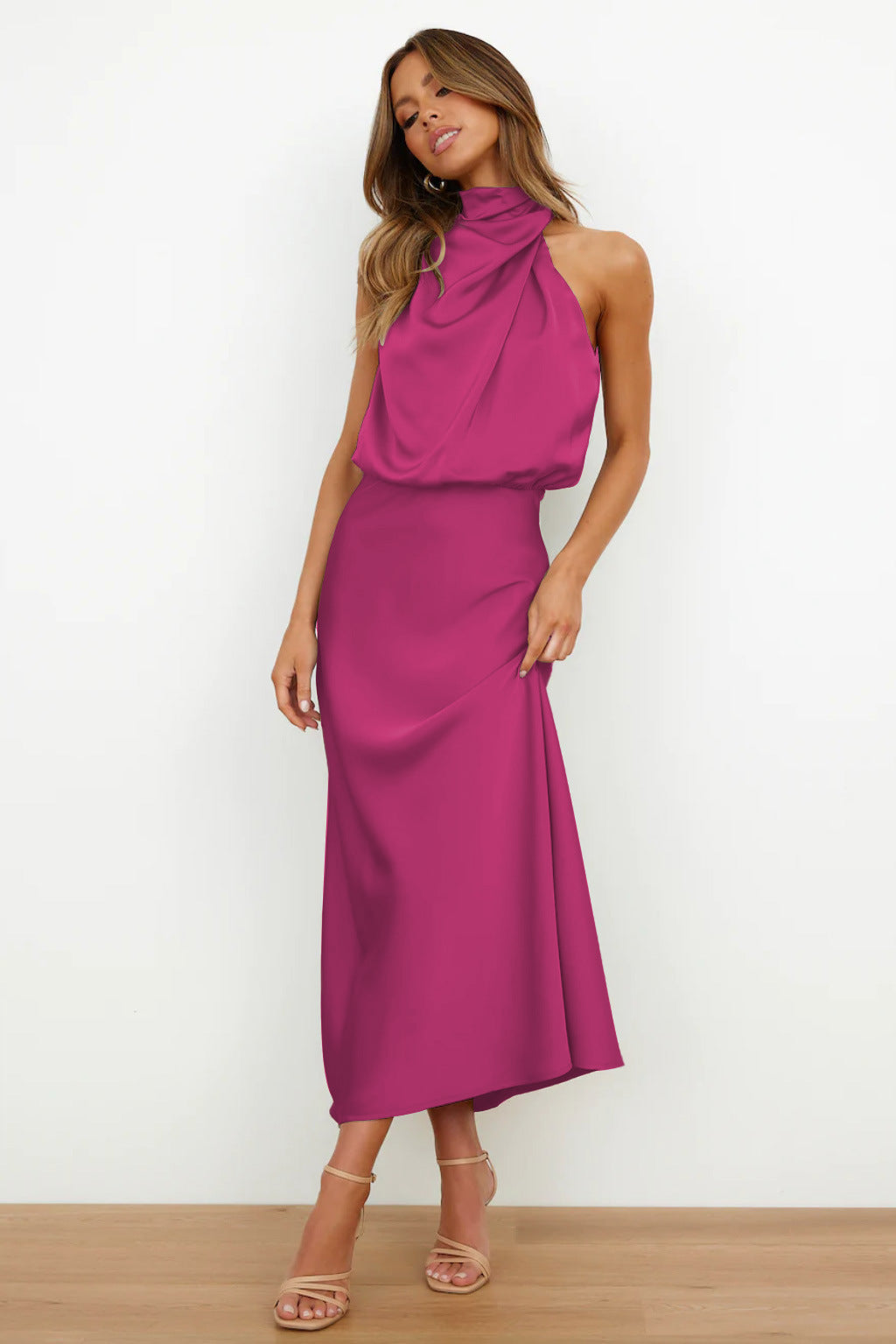Verenaluxe™ | Draped Dress
