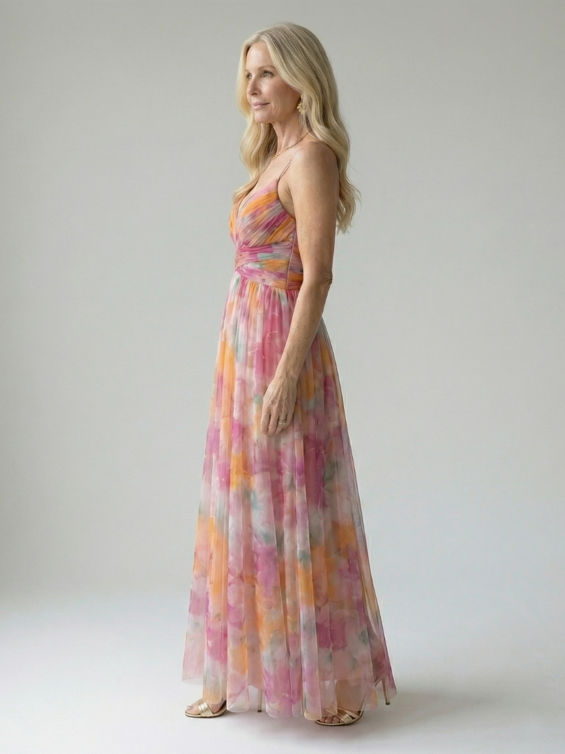 Verenaluxe™ | Soft Wrap Maxi Dress