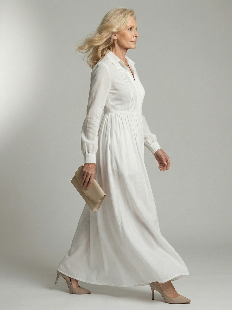 Verenaluxe™ | Soft Flow Maxi Dress