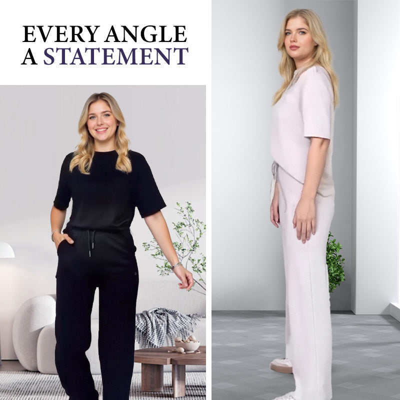 ✨ Trending Now ✨ Women’s Chic Top & Matching Pants 2-Piece Outfit 💜 2x Combi Deal: A$119.95, Save A$39.95