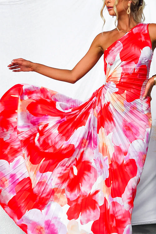 Verenaluxe™ | Vibrant Tropical Evening Dress