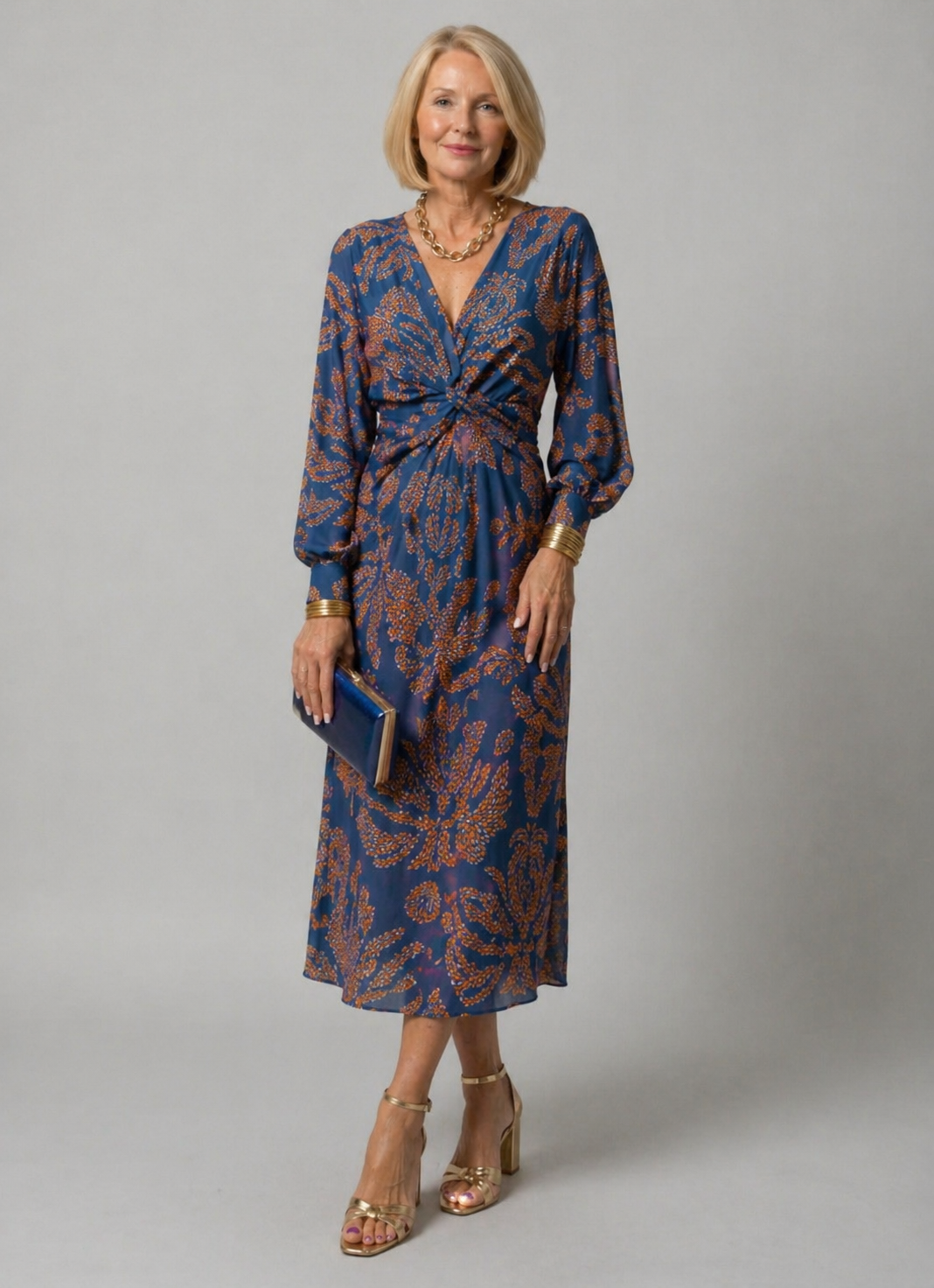 Verenaluxe™ | Floral print Dress