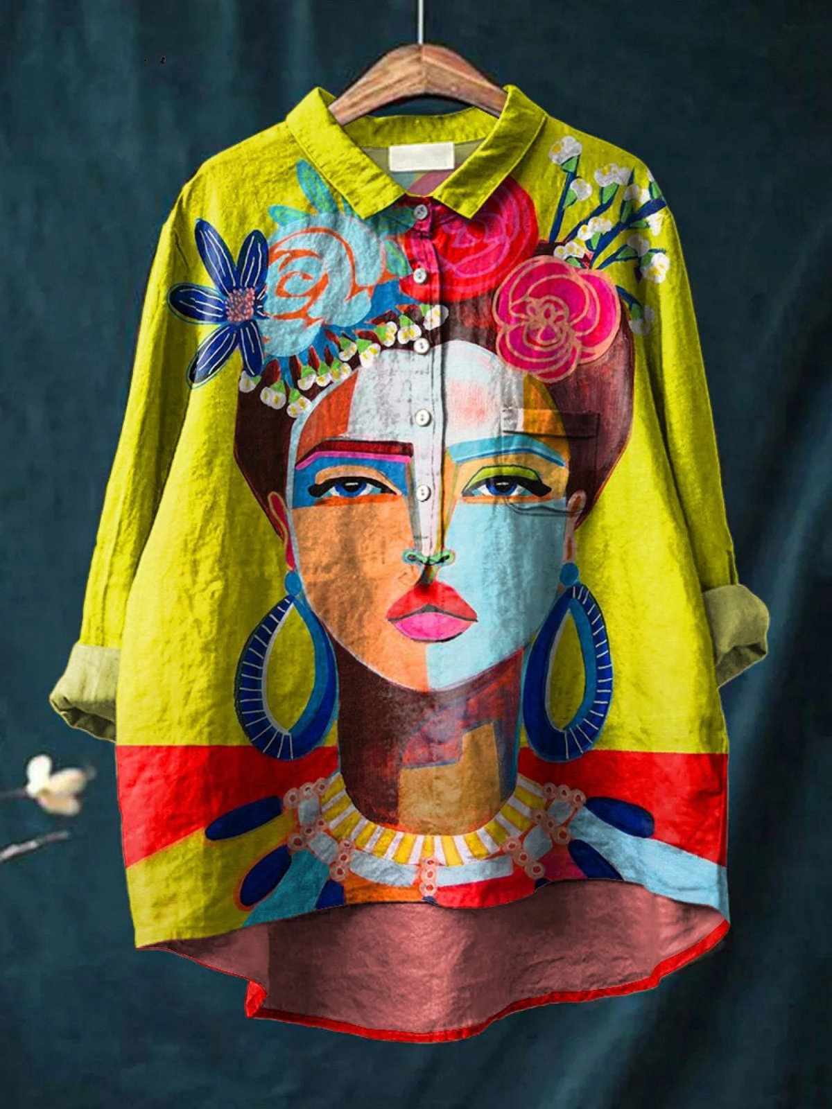 Oil Painting - Women's Casual Shirt