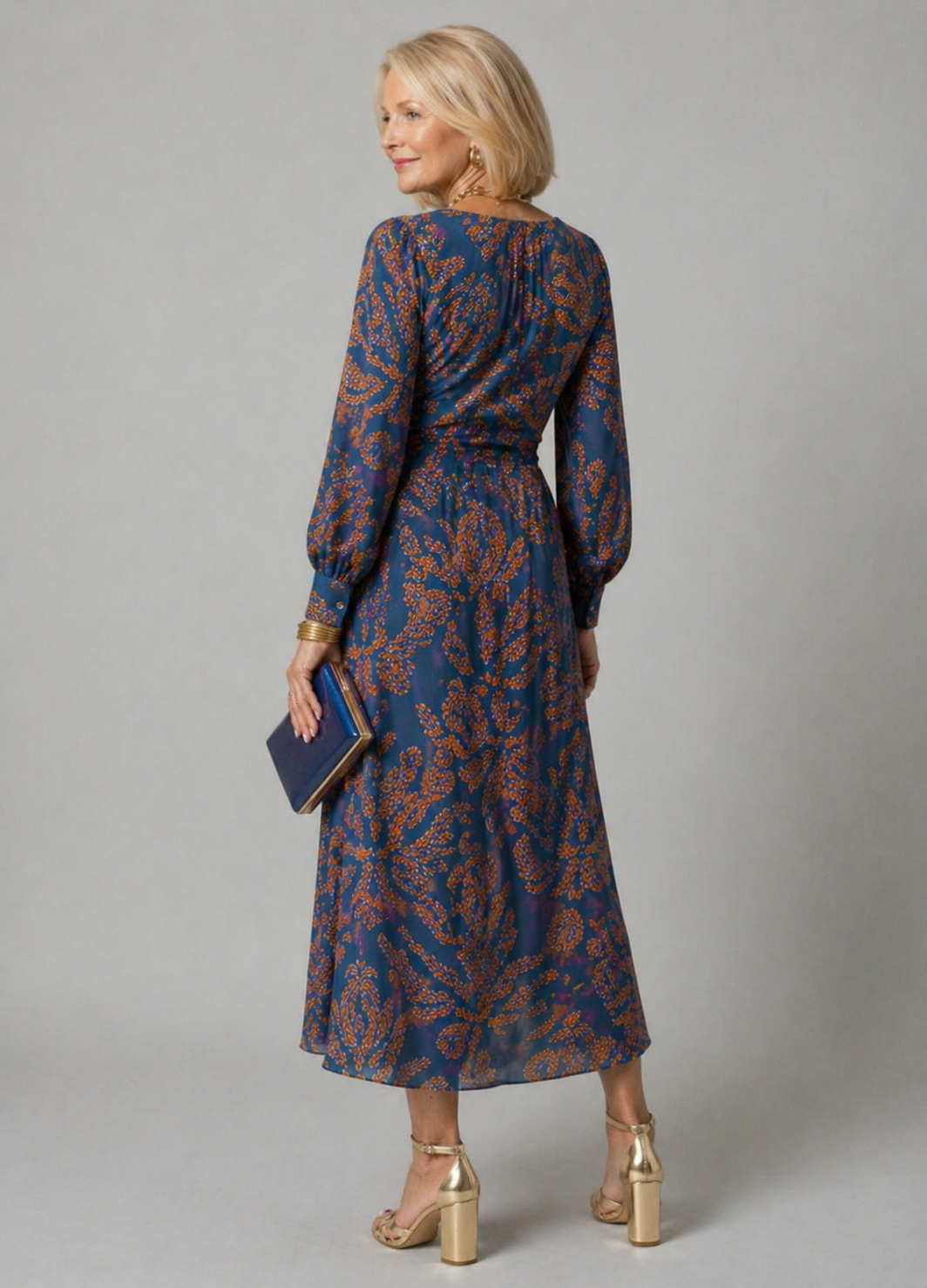 Verenaluxe™ | Floral print Dress