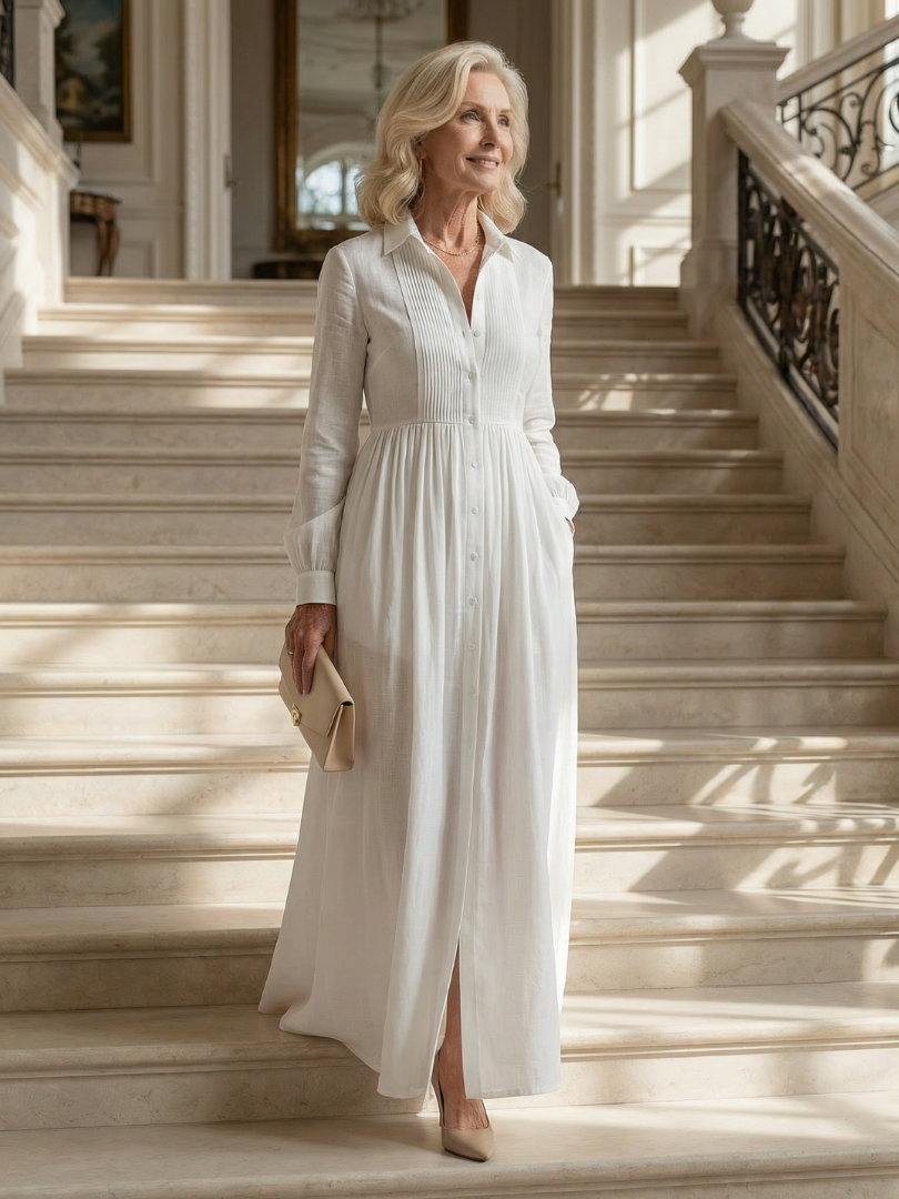 Verenaluxe™ | Soft Flow Maxi Dress