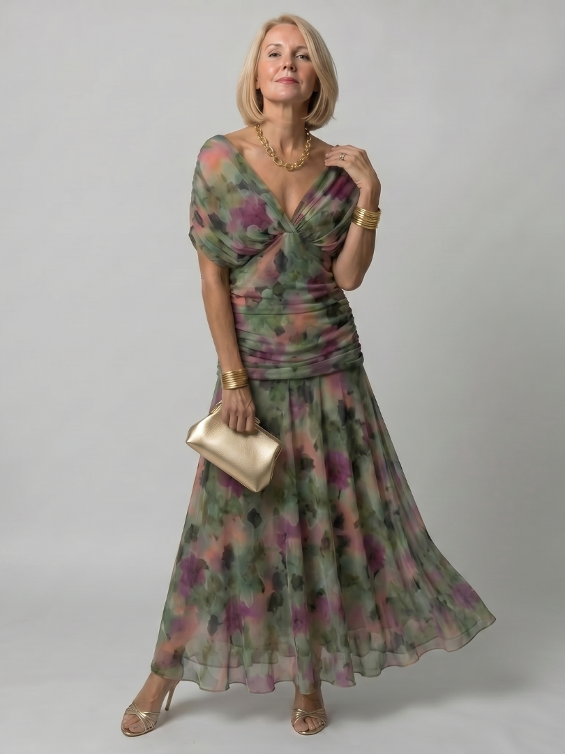 Verenaluxe™ | Flow Midi Dress