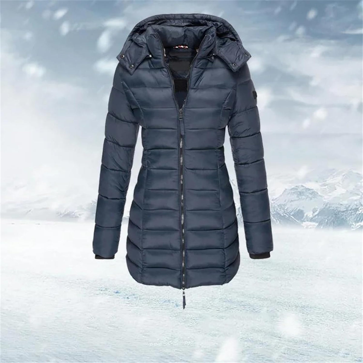 Clara Hooded Puffer Long Jacket