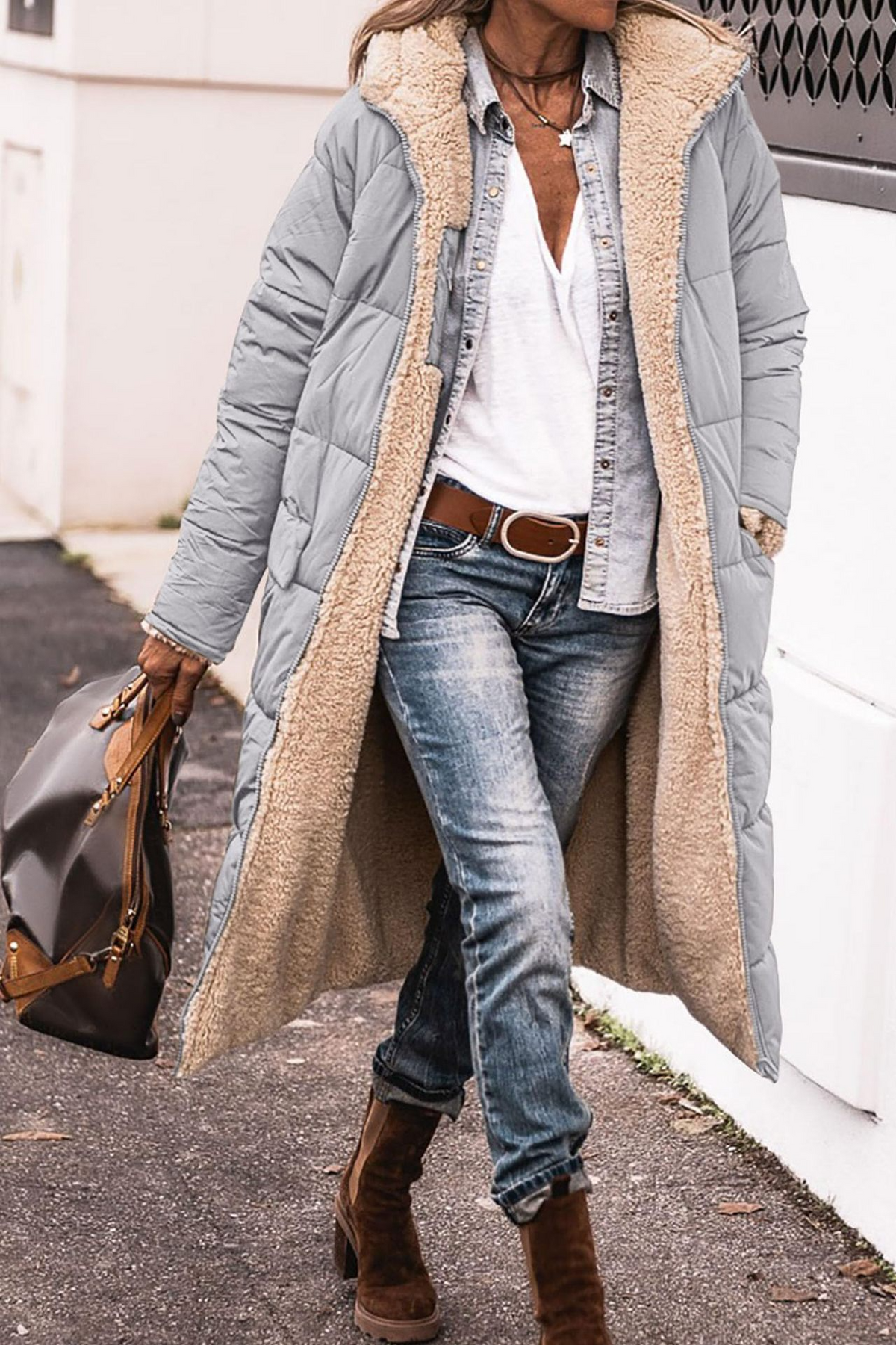 Merva – Luxe Reversible Sherpa Coat
