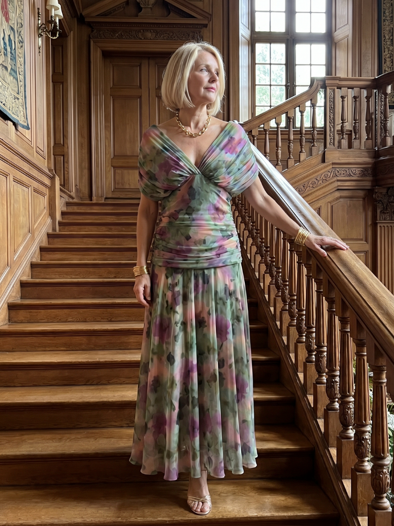 Verenaluxe™ | Flow Midi Dress