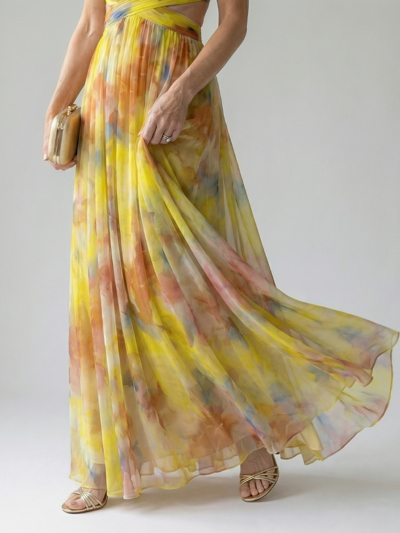 Verenaluxe™ | Soft Wrap Maxi Dress