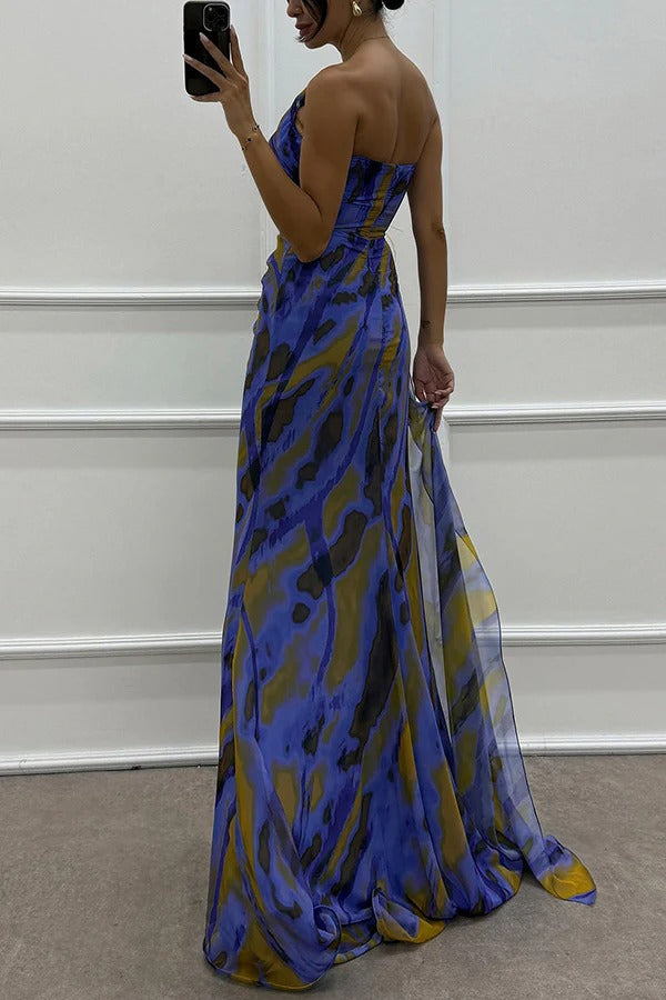 Verenaluxe™ | Vibrant Draped Dress