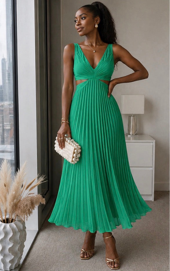 Verenaluxe™ | Radiant Twist Dress