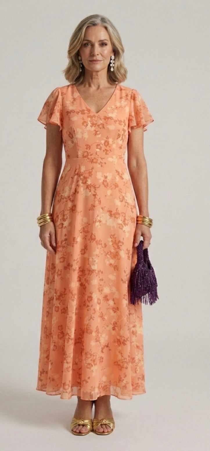 Verenaluxe™ | Glamorous dress that covers the belly