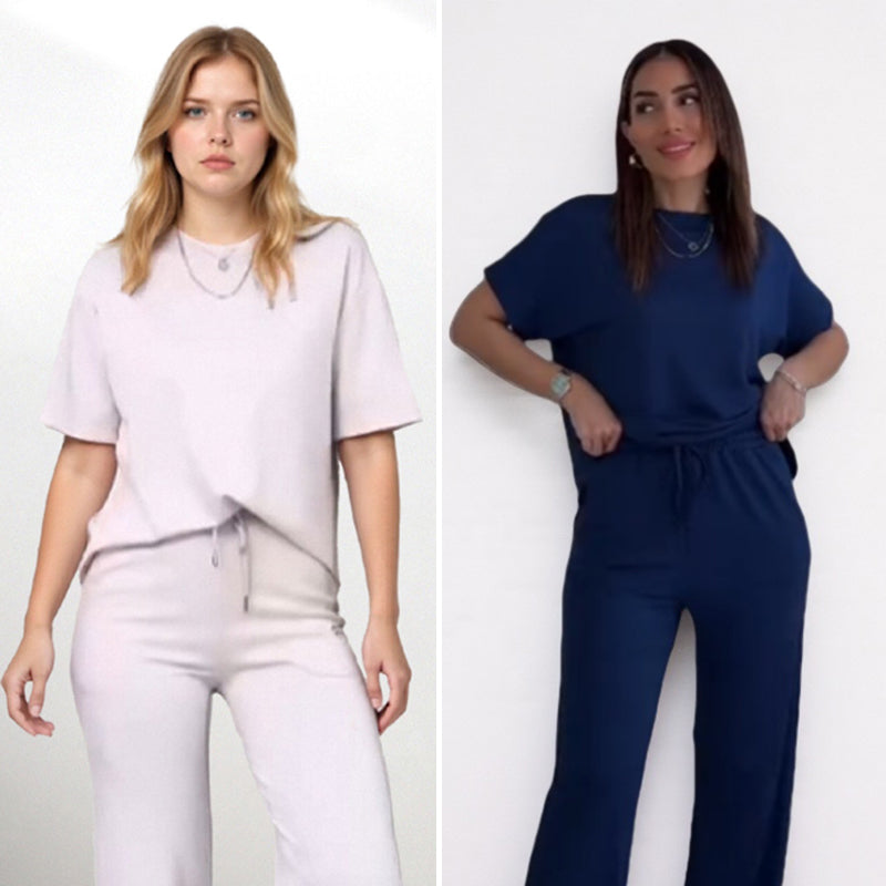 ✨ Trending Now ✨ Women’s Chic Top & Matching Pants 2-Piece Outfit 💜 2x Combi Deal: A$119.95, Save A$39.95
