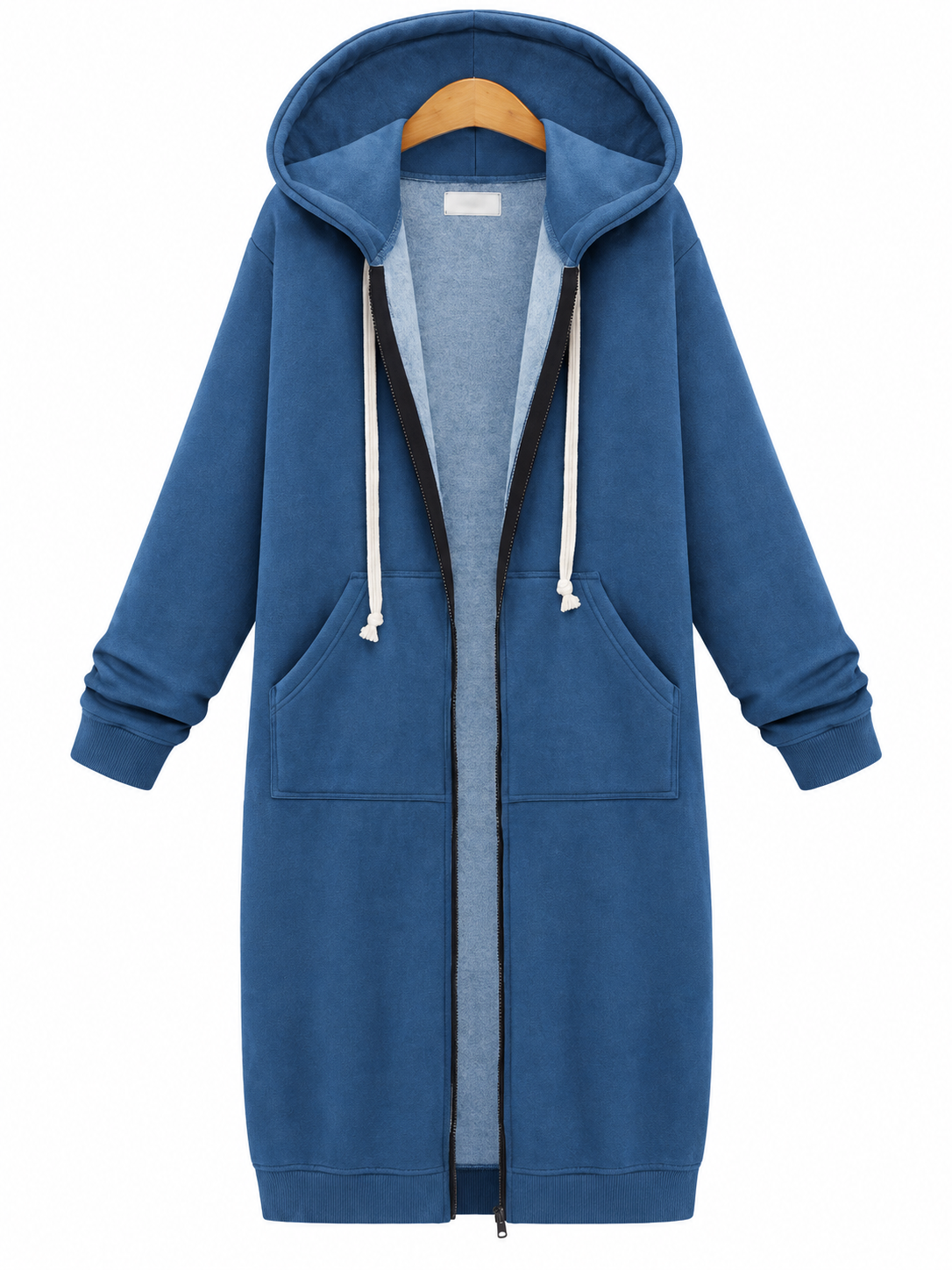 Harper™ Longline Zip-Up Fleece Hoodie