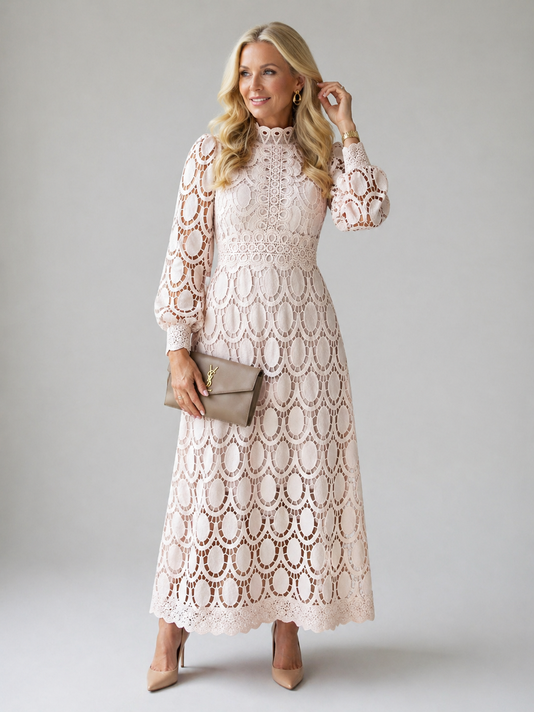 Holt & Wren | Lace Midi Dress
