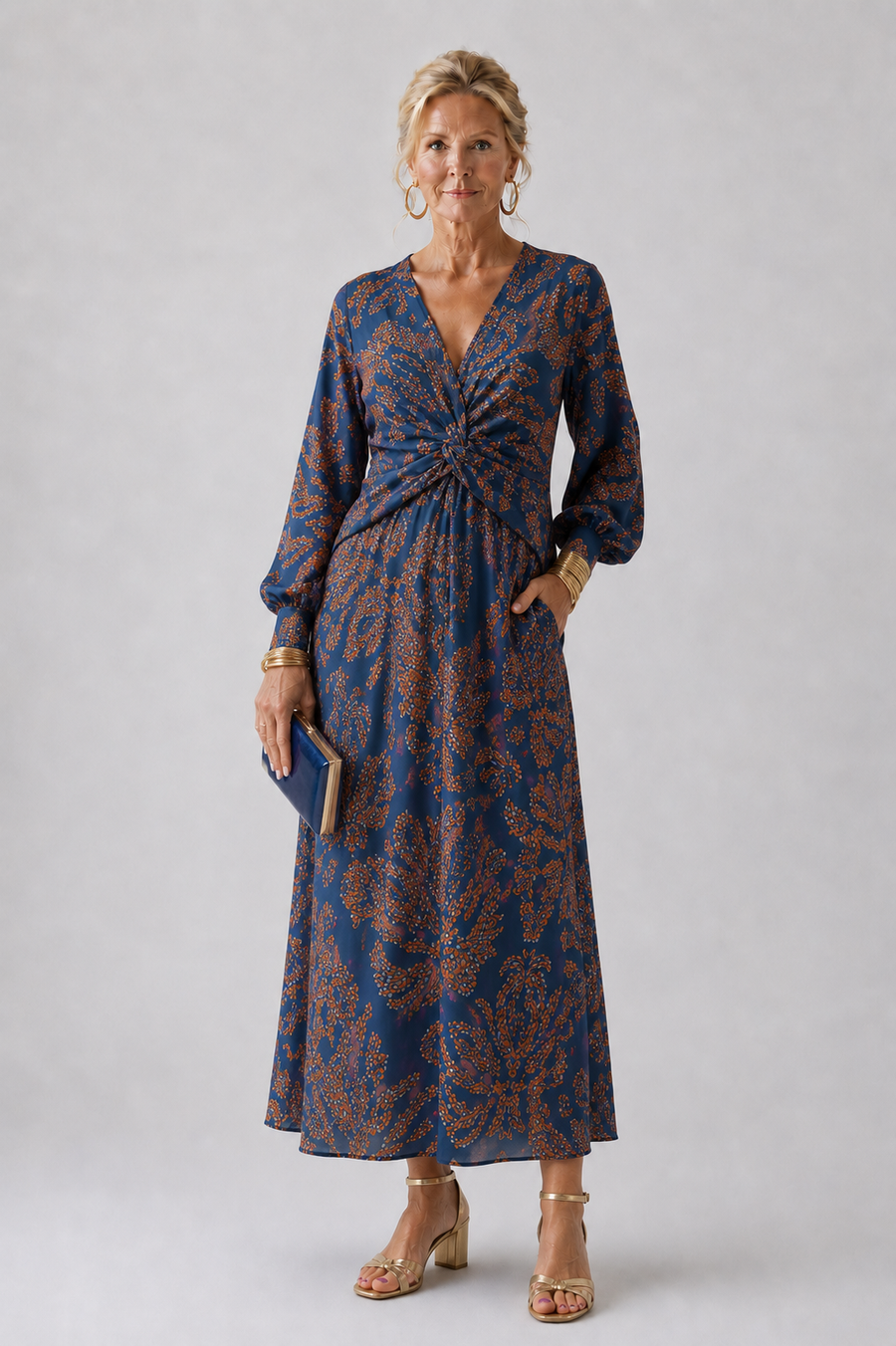 Verenaluxe™ | Floral print Dress