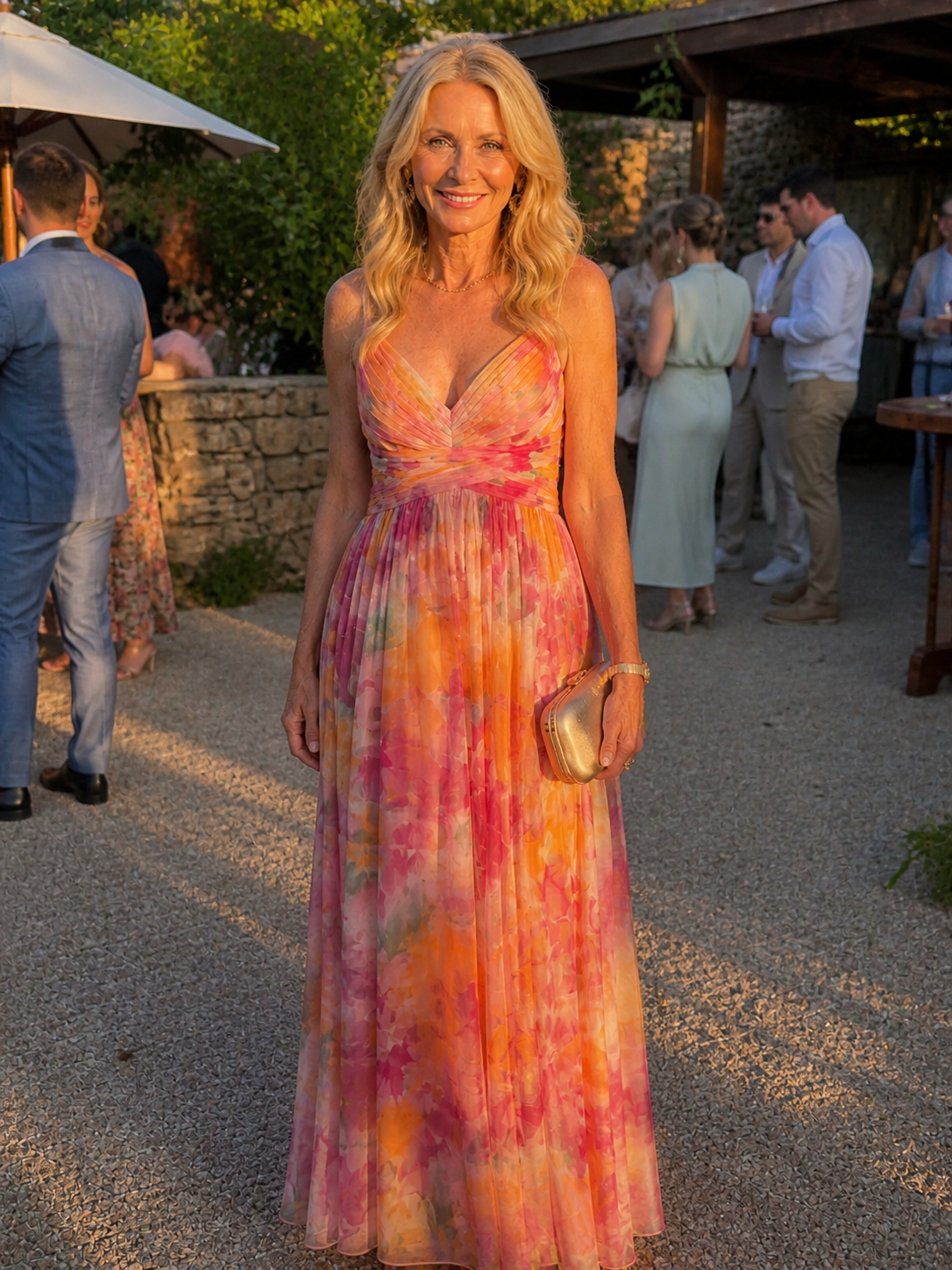 Verenaluxe™ | Soft Wrap Maxi Dress