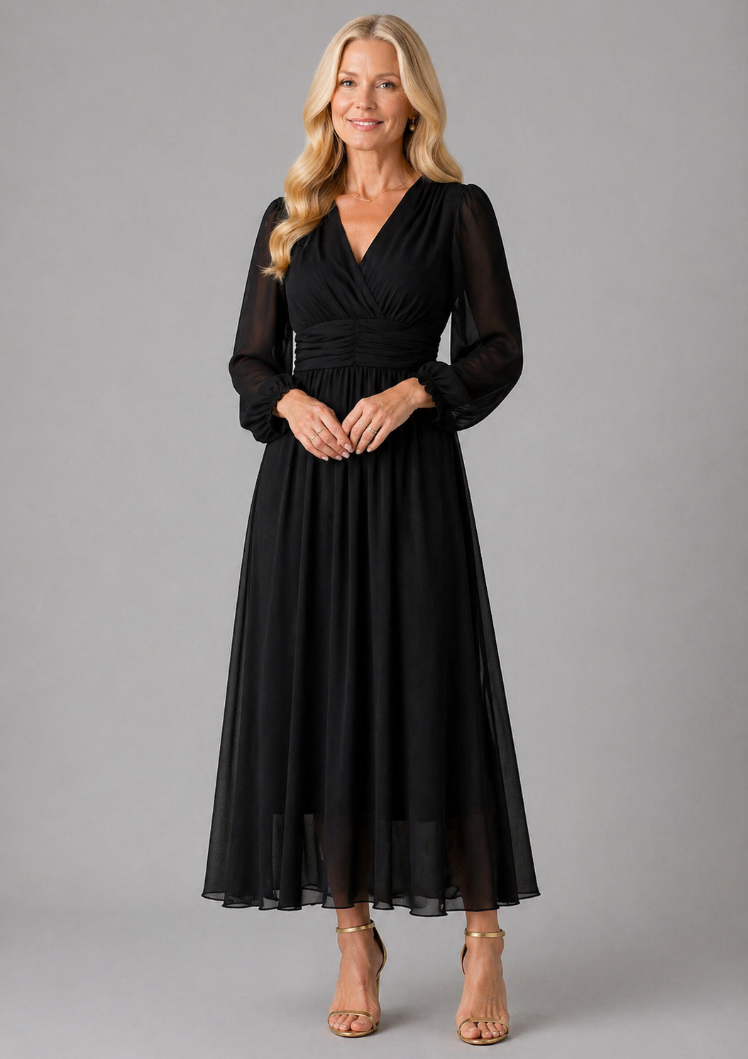 Verenaluxe™ | Elegant Wrap Dress