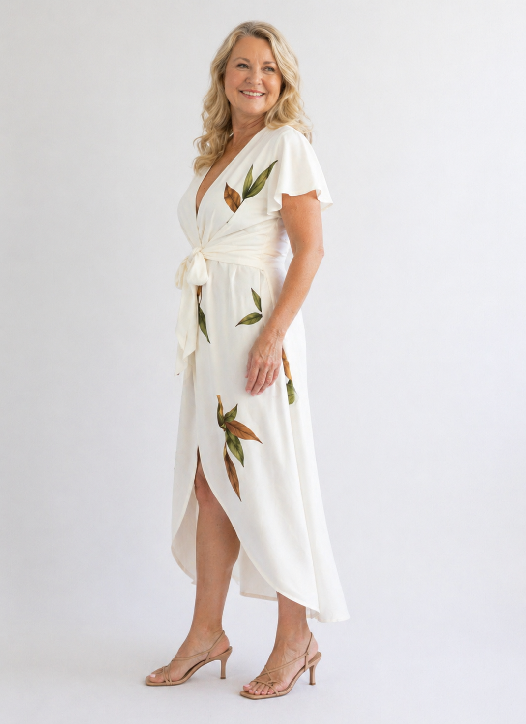 Verenaluxe™ | Elegant Wrap Dress