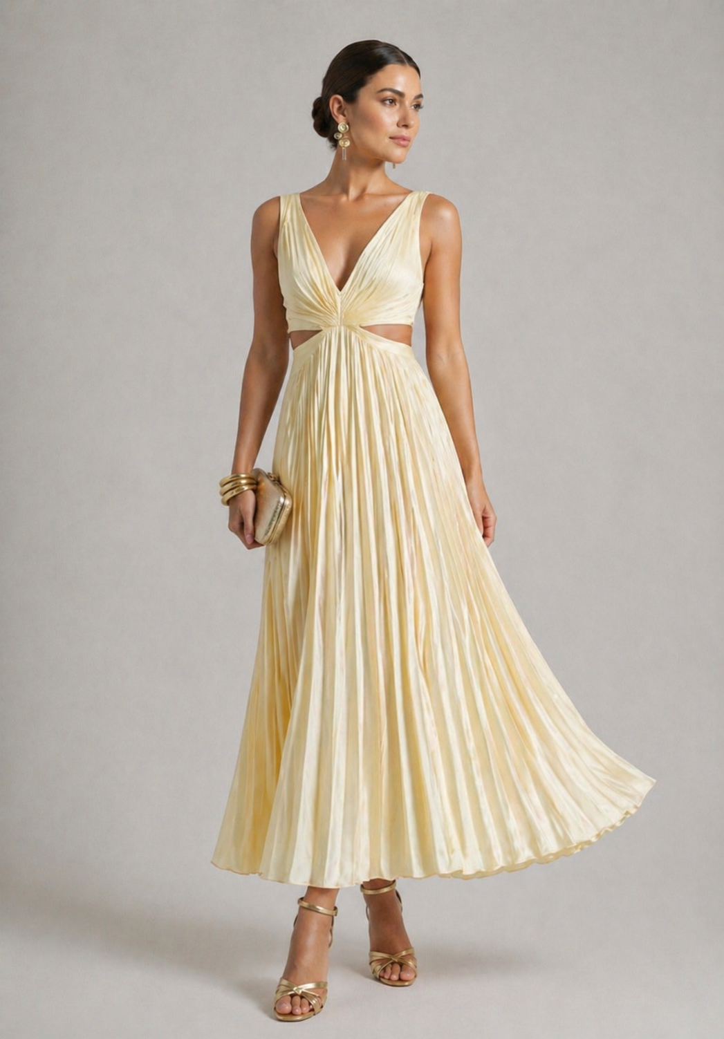 Verenaluxe™ | Radiant Twist Dress