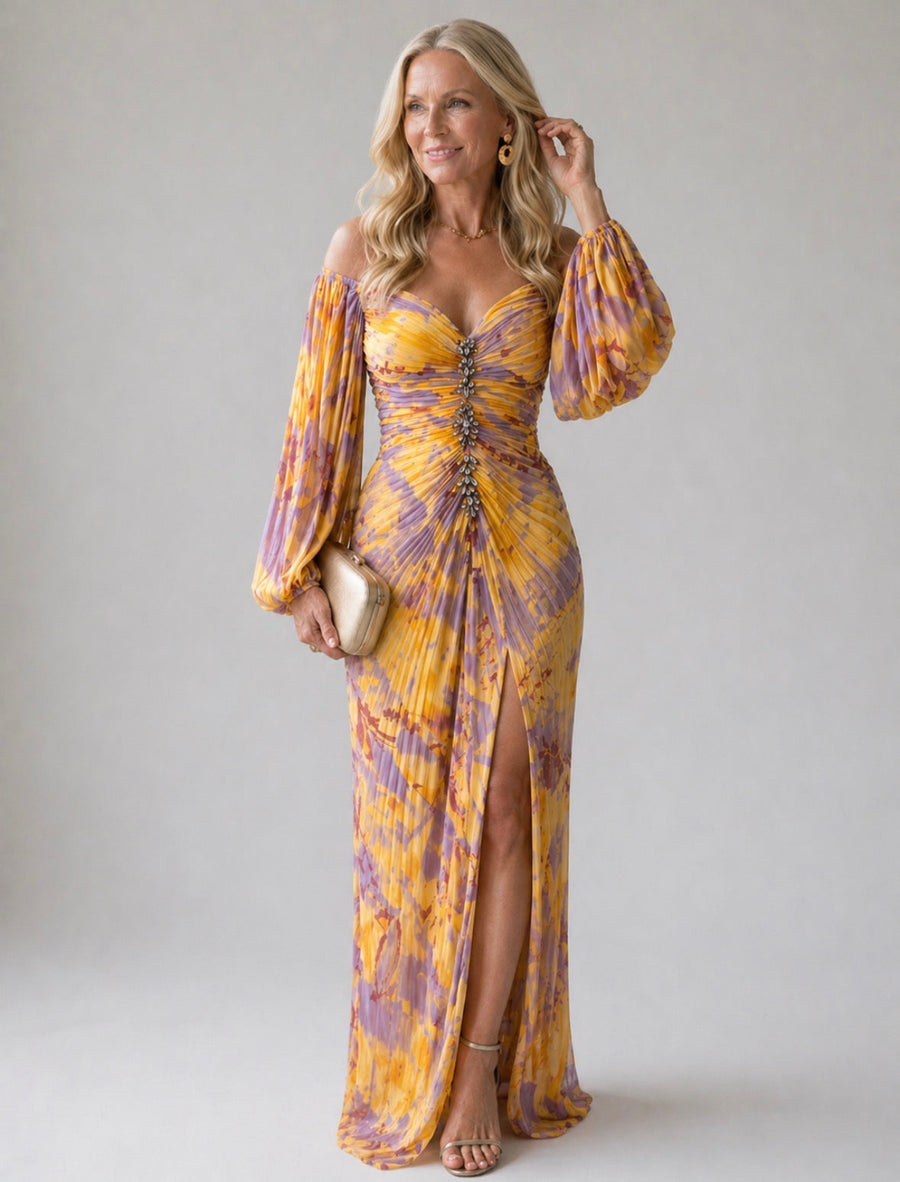 Verenaluxe™ | Elegant Dress with V-Neck