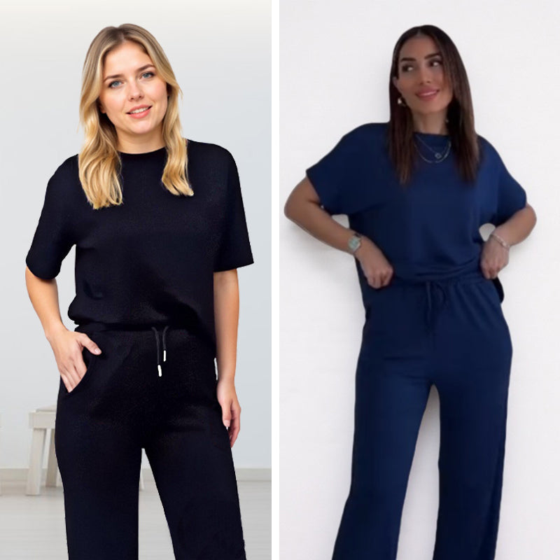 ✨ Trending Now ✨ Women’s Chic Top & Matching Pants 2-Piece Outfit 💜 2x Combi Deal: A$119.95, Save A$39.95