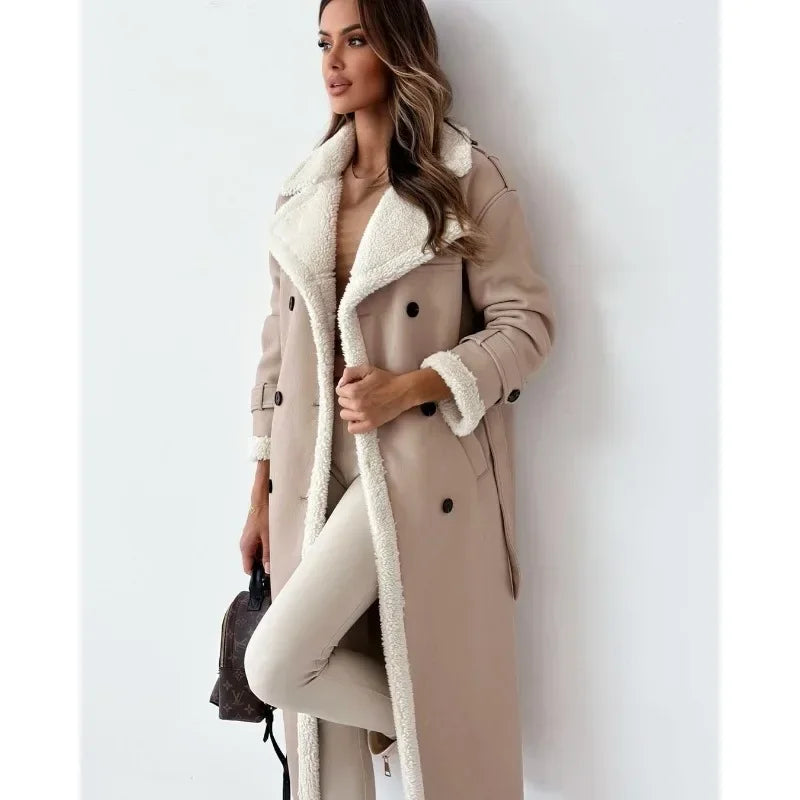 Luxe Lapel Winter Coat