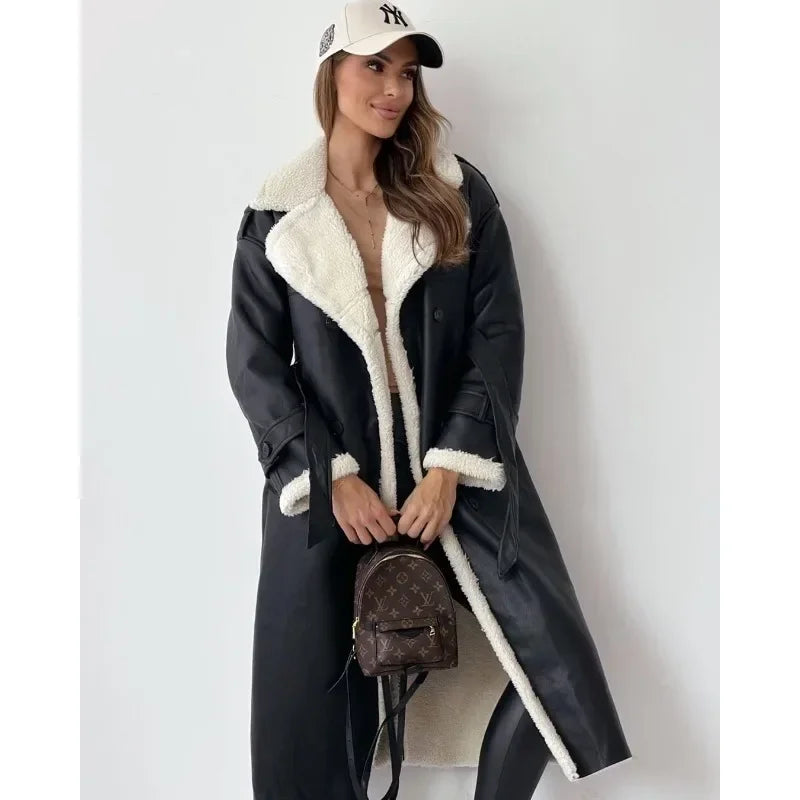 Luxe Lapel Winter Coat