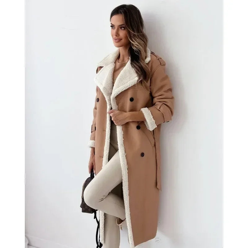 Luxe Lapel Winter Coat