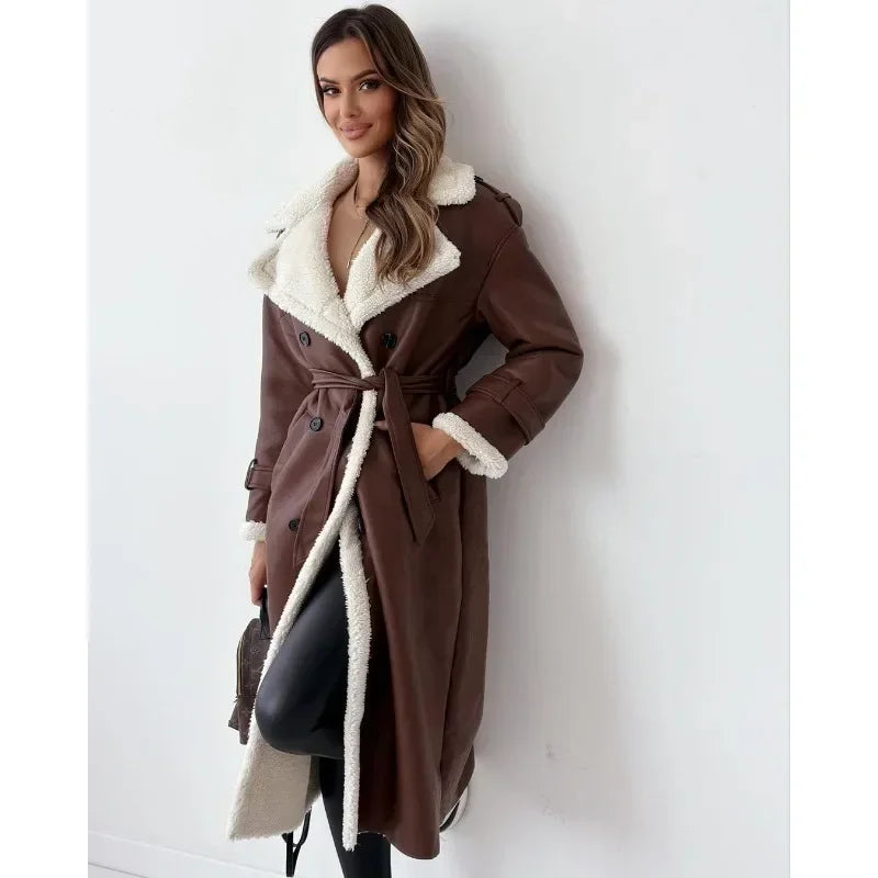 Luxe Lapel Winter Coat