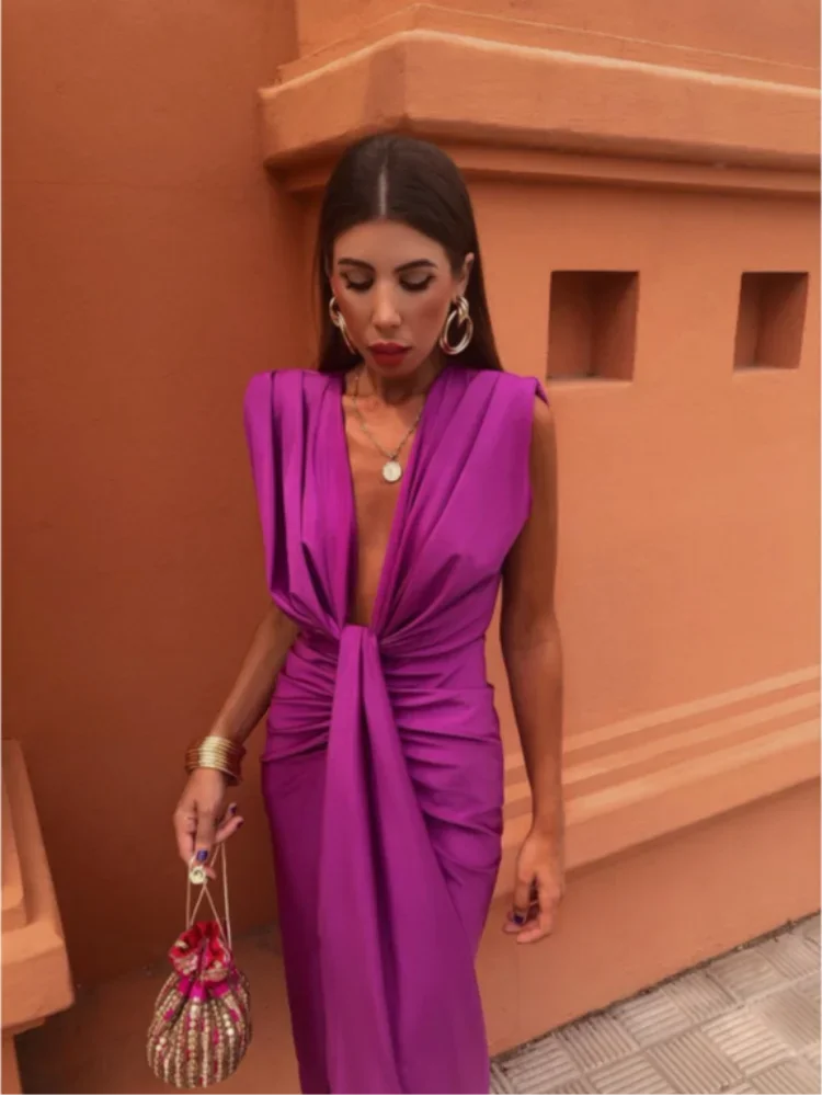Verenaluxe™ | Elegant Pleated Dress